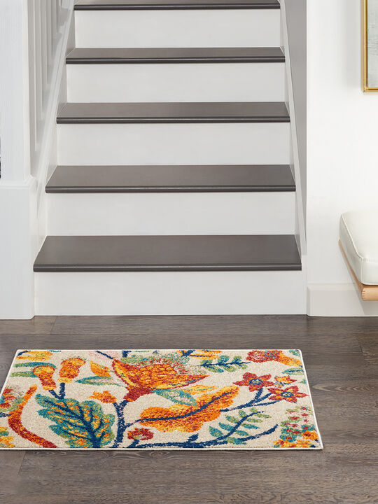 Allur ALR09 Ivory/Multicolor 2' x 3' Rug