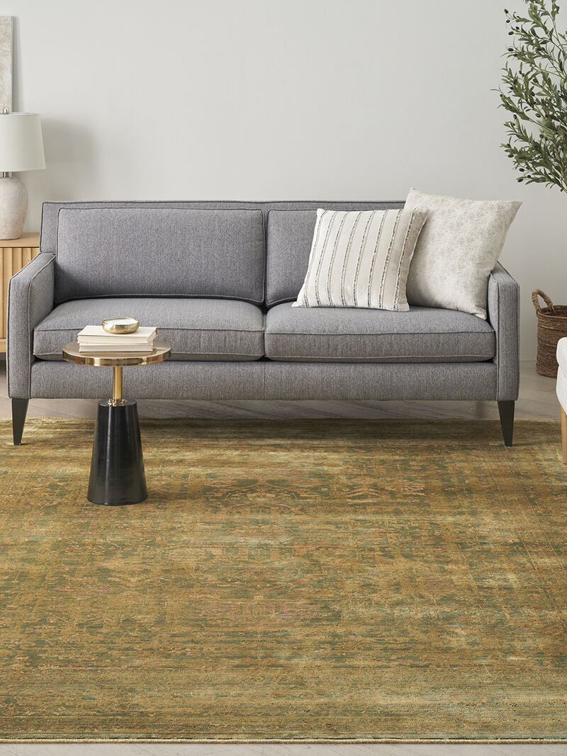 Luxurious LRS01 Olive 8'6" x 11'6" Rug