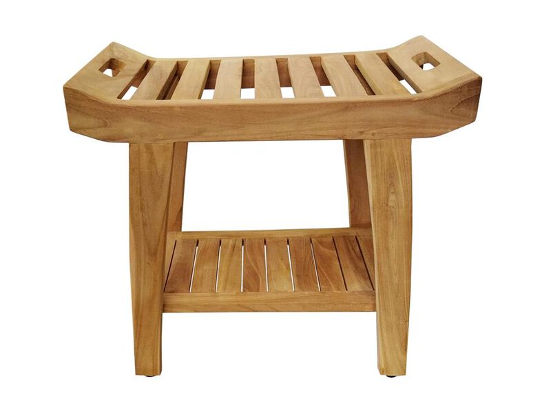 Teak Ramiroya Shower Stool