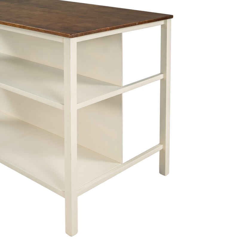 Streamdale Rustic 45'' Kitchen Island and Dining Table image number 8