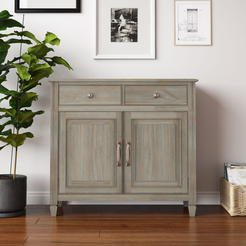 Connaught 40 inch Wide Solid Wood Traditional Entryway Storage Cabinet image number 1