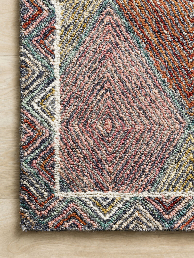 Spectrum SPE02 Turquoise/Fiesta 8'6" x 12' Rug