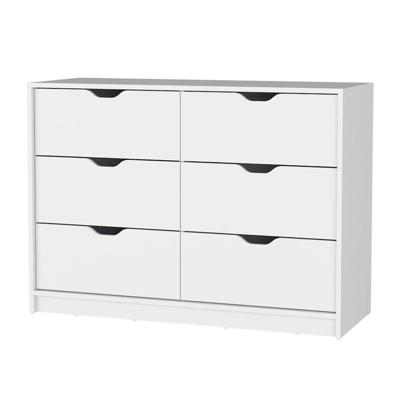 Plethoria Home White 4-Drawer Dresser image number 0
