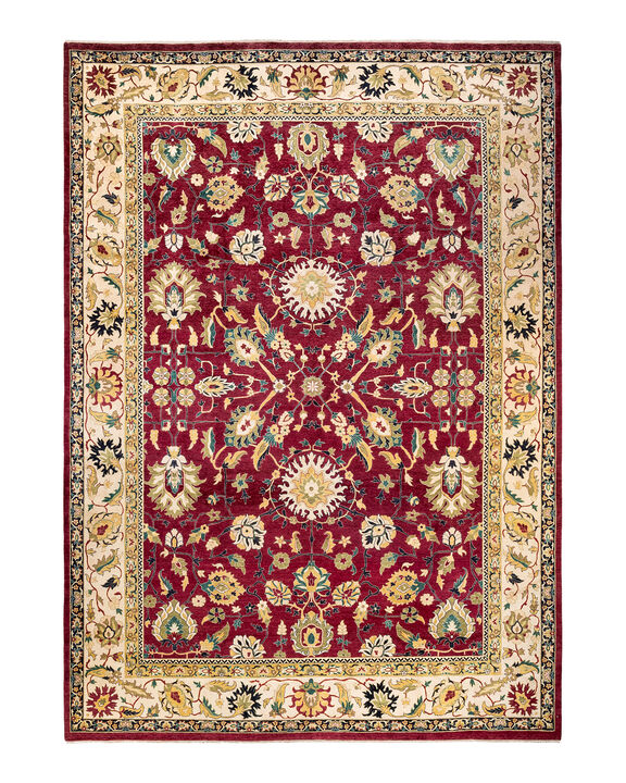 Mogul, One-of-a-Kind Hand-Knotted Area Rug  - Red, 10' 1" x 14' 5"