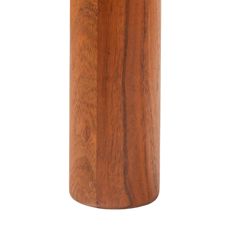 Acacia Wood and Jute Bench, Natural image number 5