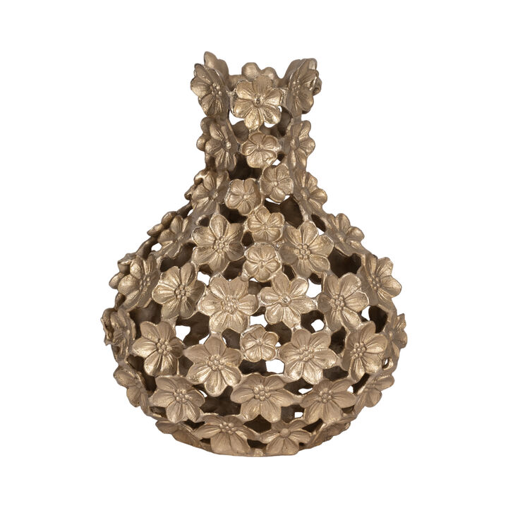 15" Cut-Out Flower Vase