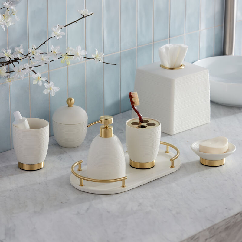 Dubai Tissue Cover (brass trim)