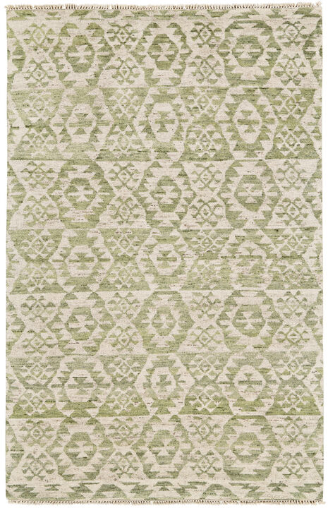 HomeRoots Wool Southwestern Hand Knotted Area Rug