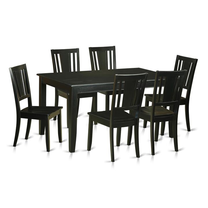 7 Pc Dining room set for 6 -Dining Table and 6 Chairs for Dining Chairs