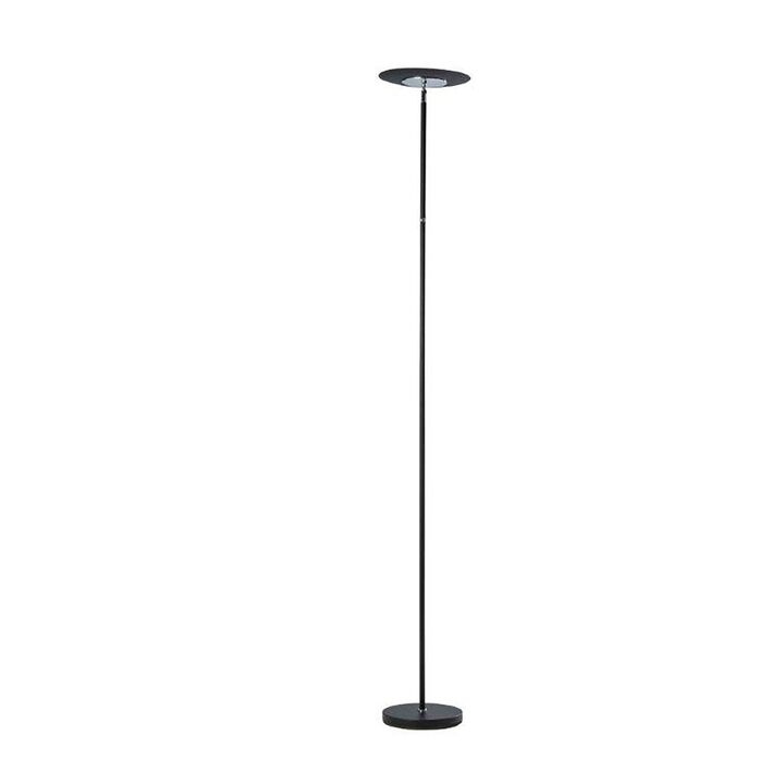 Ore International  72 in. Linea LED Adjustable Torchiere Satin  Floor Lamp