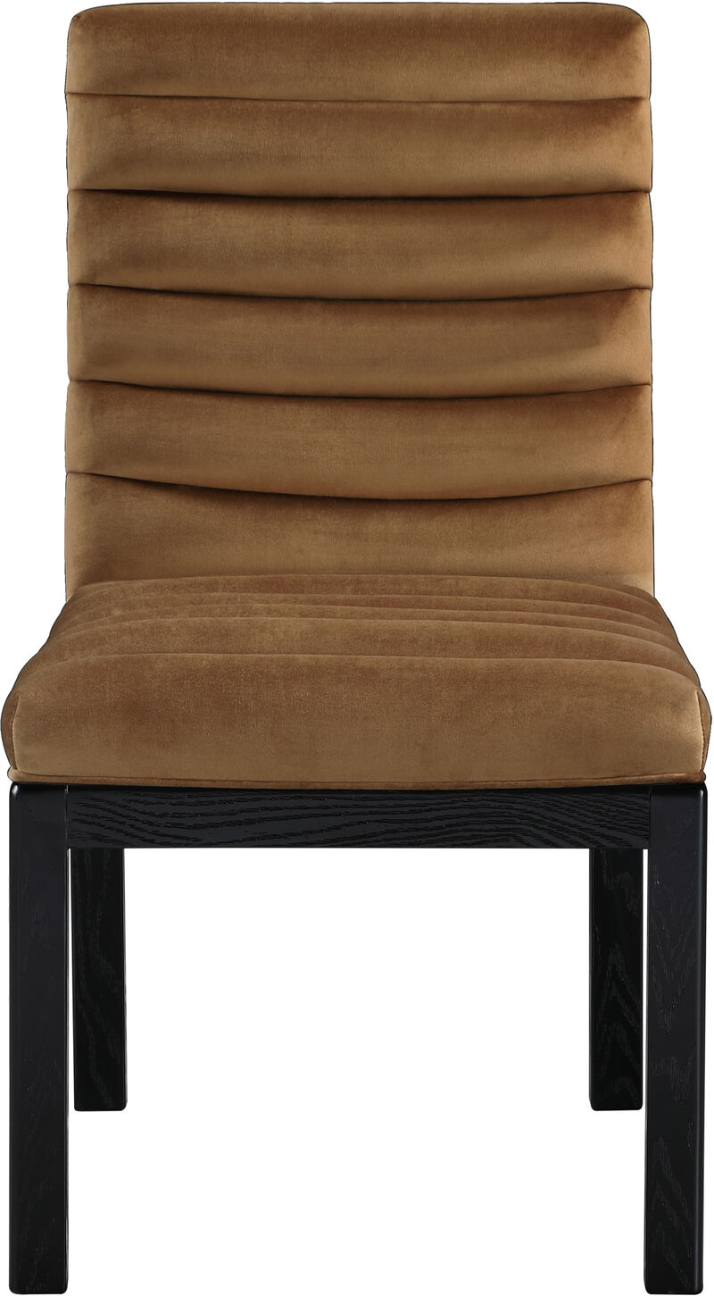 Meridian Furniture Evelyn Beige Velvet Dining Chair