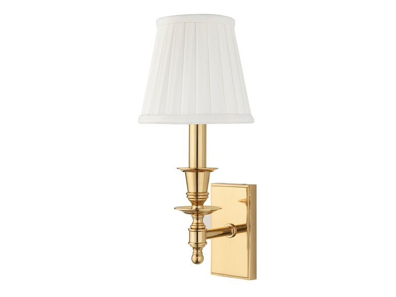 Ludlow Polished Brass Wall Sconce image number 0