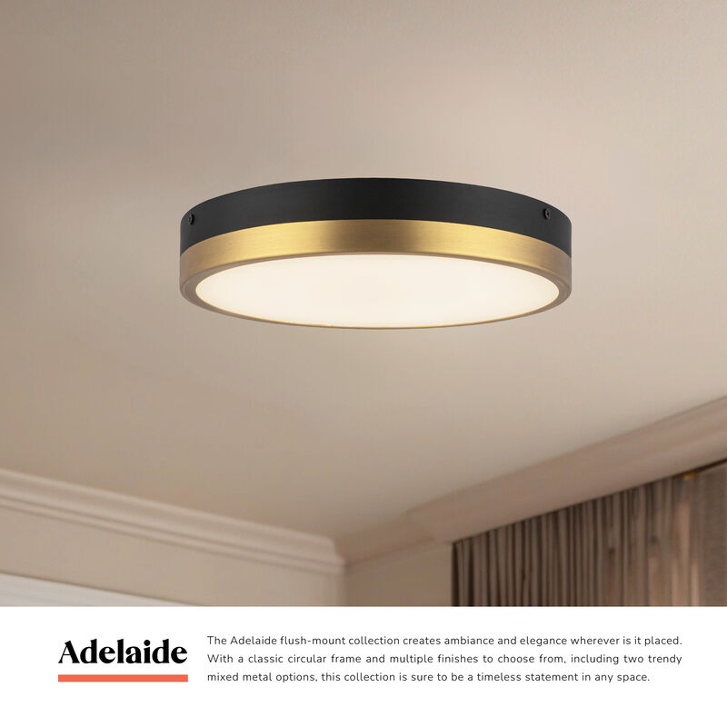 Adelaide 11 in LED Flush Mount image number 7