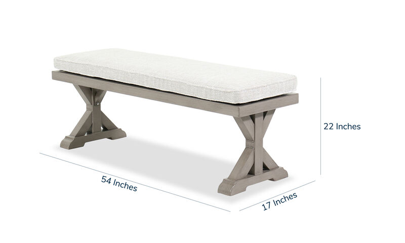 Beachcroft Bench With Cushion