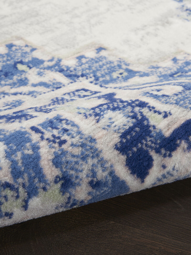 Whimsicle WHS03 Ivory/Blue 8'4" x 11'6" Rug image number 4