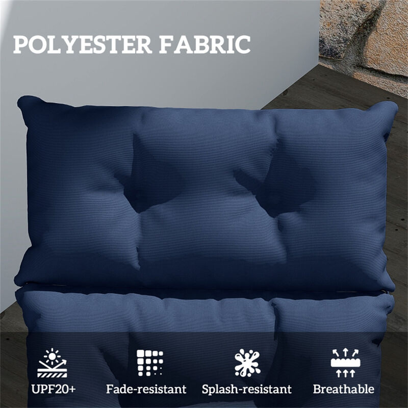 Soft lounge chair cushion for added comfort &ndash; perfect for indoor and outdoor use image number 3