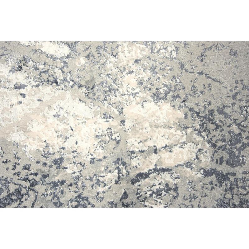 Power Loomed Cut Pile Polyester Rug, 2'7" x 9'6"