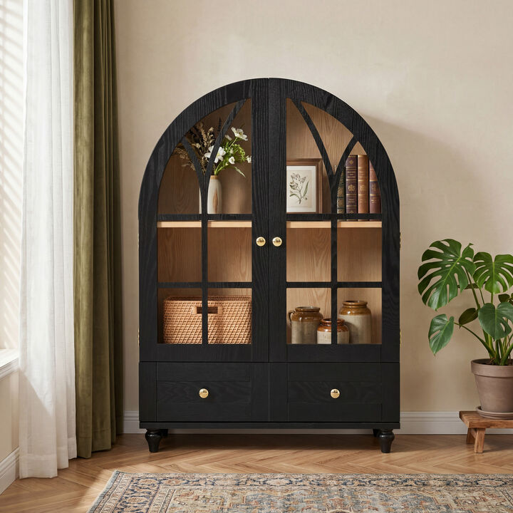 Wufuld Arched Display Cabinet