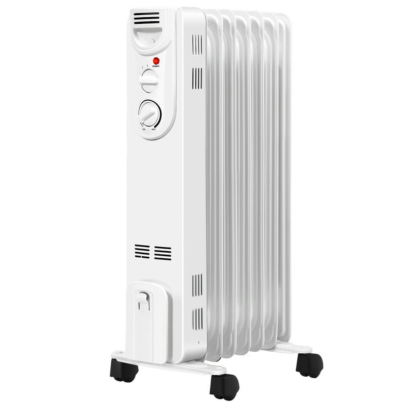 Electric Space Heater with 3 Heat Settings and Safe Protection