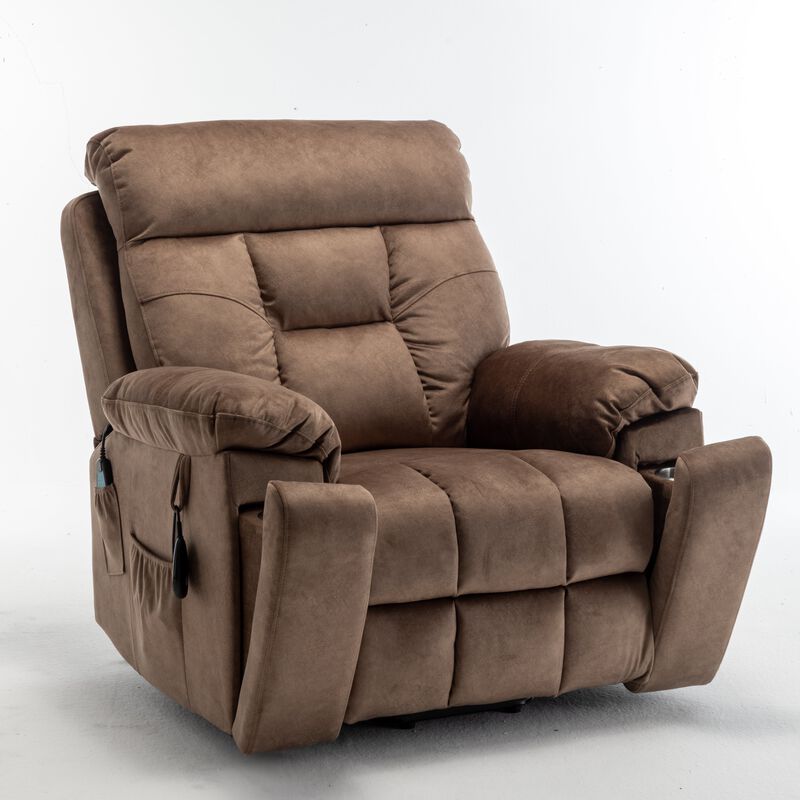 Recliners Lift Chair with Hidden Cup Holder Relax Sofa Chair Power Electric Reclining for Elderly image number 3