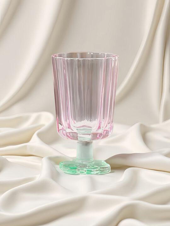 Petal Goblets-Cute Whimsical Colored Wine Glasses