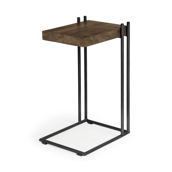 Square Accent Table &ndash; Solid Wood Construction for Lasting Quality