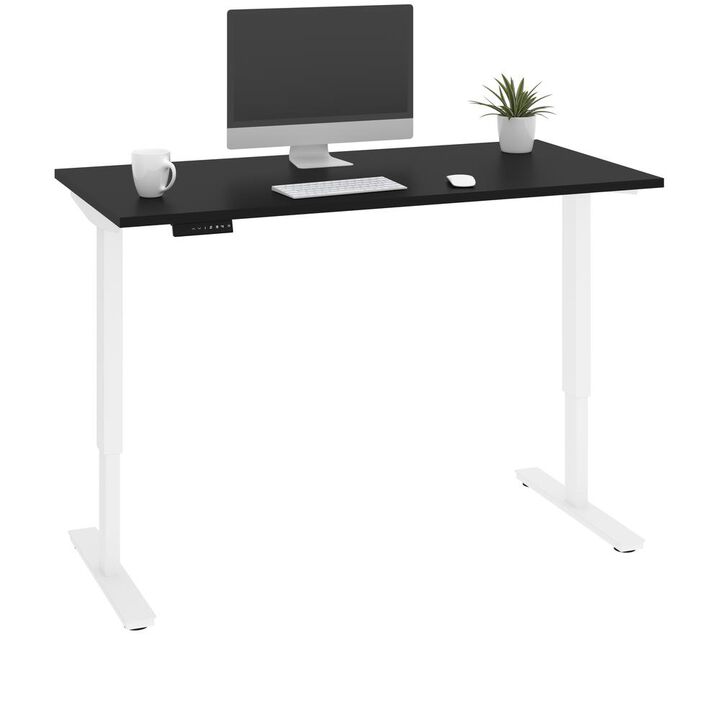 Bestar Viva 60W x 30D Electric Standing Desk , Black