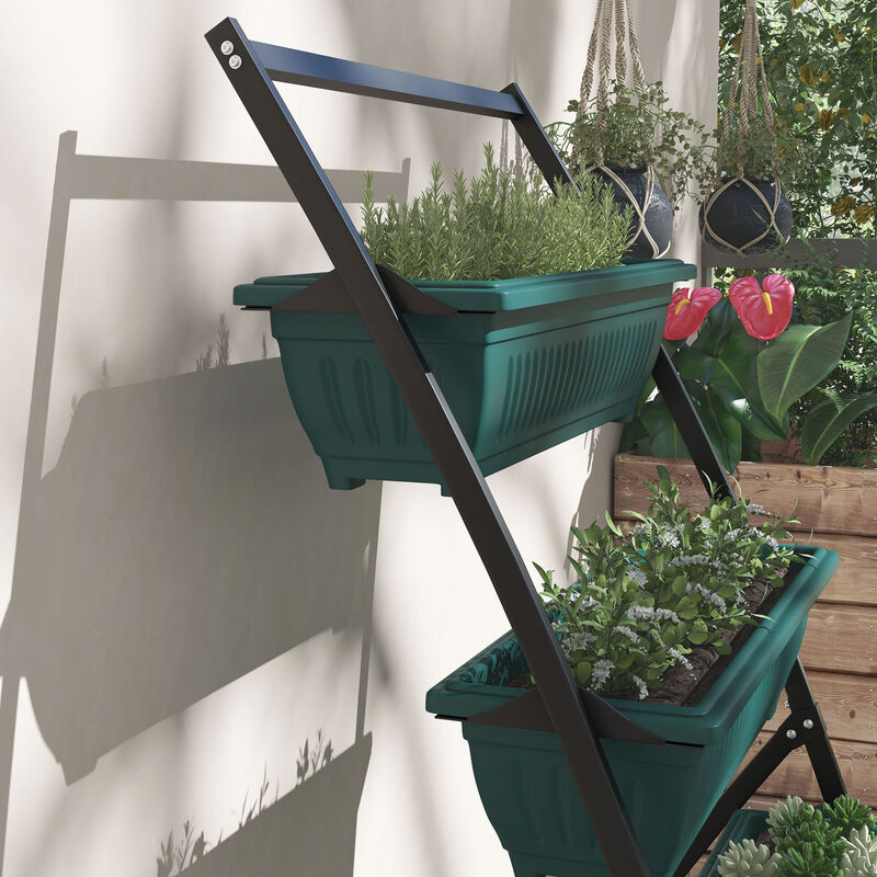 Hivvago 4-Tier Vertical Raised Garden Planter image number 7