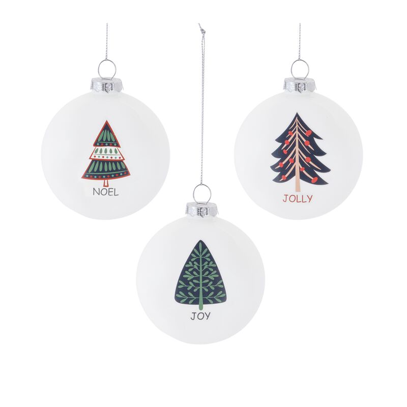 Decorative Ornament for Holiday, Home Décor, and Seasonal Decorations  (Set of 6)