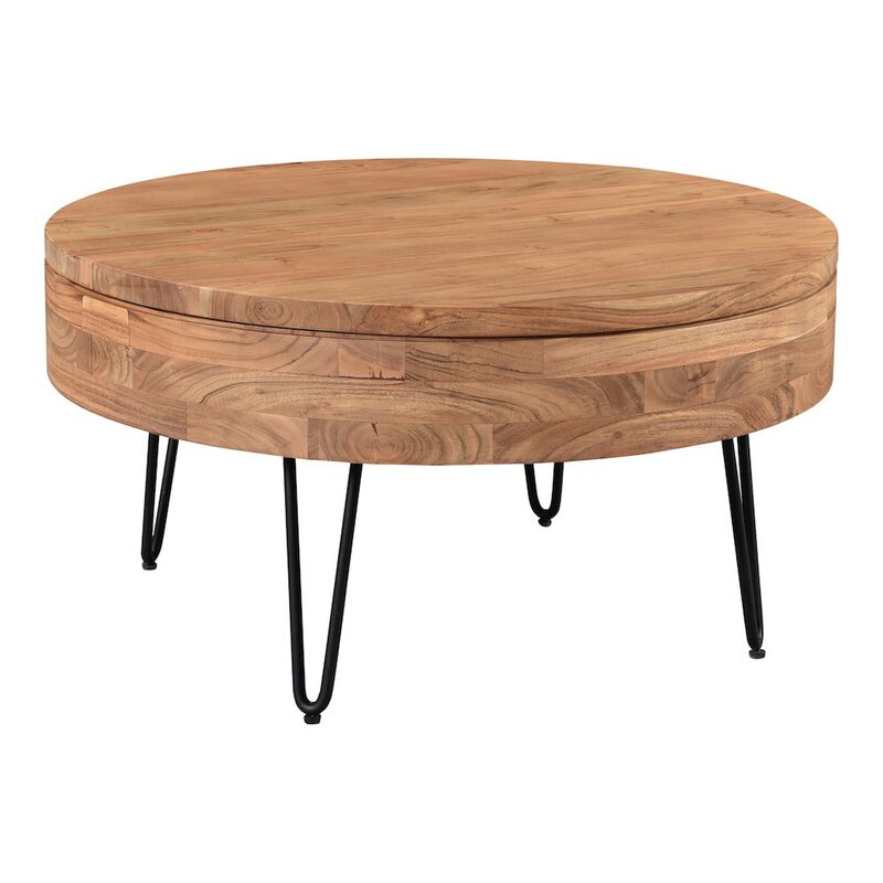 Moe's Home Collection Privado Storage Coffee Table Natural