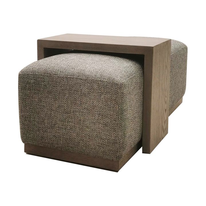 Gracie Mills Meza Elevate Your Space with Our Bench/Cocktail Ottoman Combo