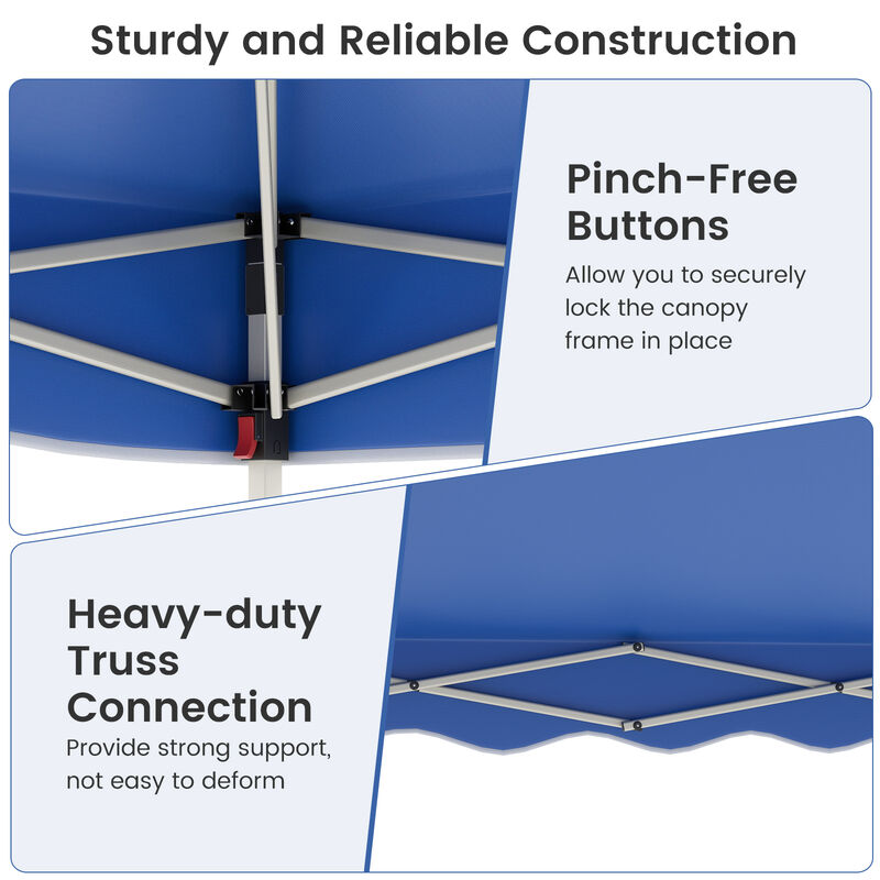 Foldable Pop-Up Tent with Rolling Storage Bag &ndash; Portable Outdoor Canopy