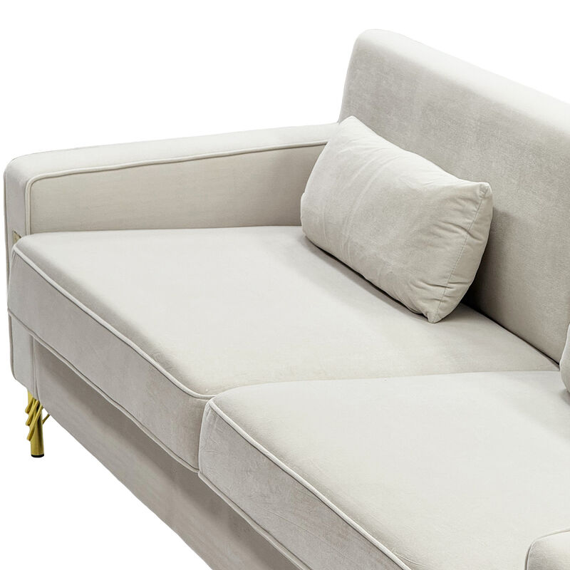 Stapak Velvet Sofa image number 7