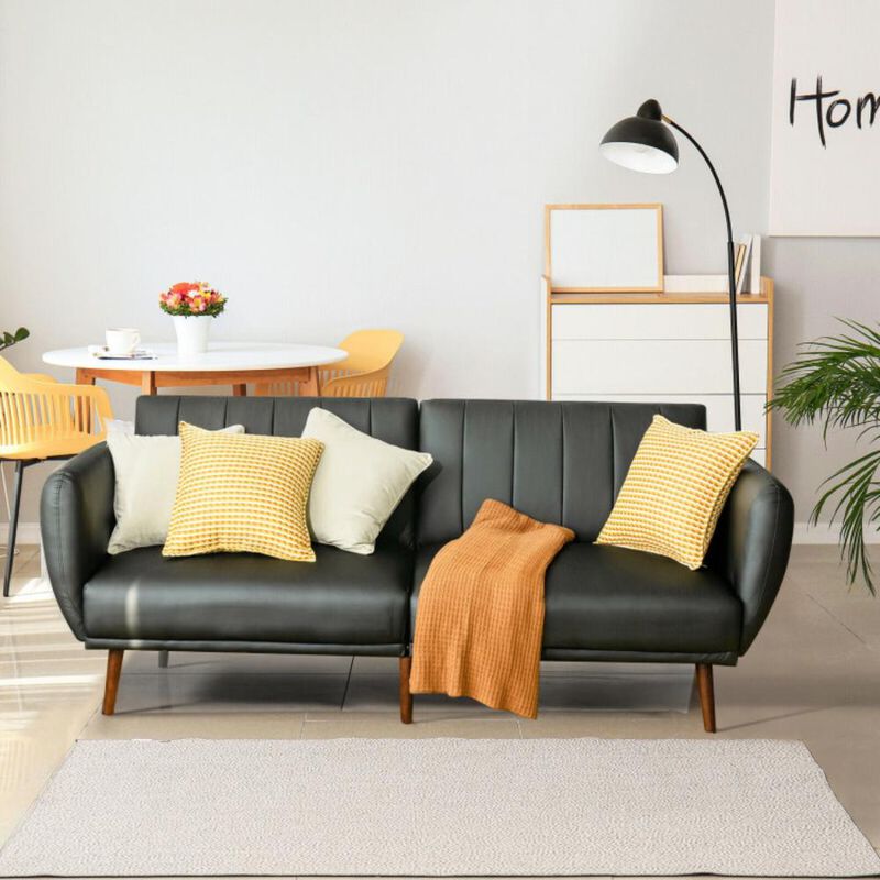 Hivvago 3 Seat Convertible Sofa Bed with Adjustable Backrest