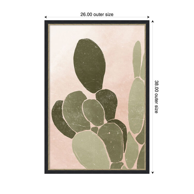 Desert Cactus III by Yuyu Pont Framed Canvas Wall Art image number 2