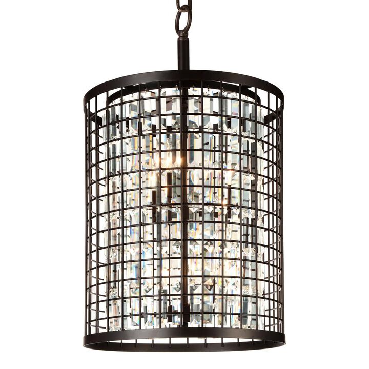 Meghna 6 Light Up Chandelier With Brown Finish