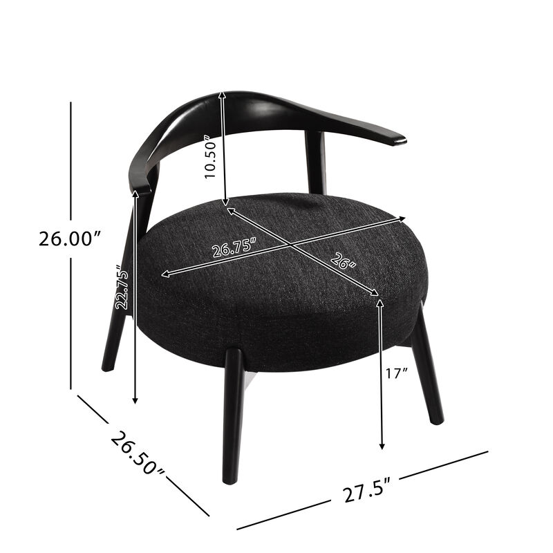 Merax Modern Wood Frame Home Accent Chair