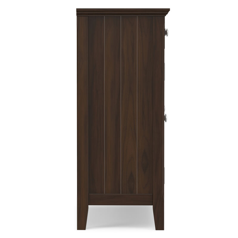 Acadian SOLID WOOD 51 inch Wide Transitional Entryway Storage Cabinet in Brunette Brown image number 5