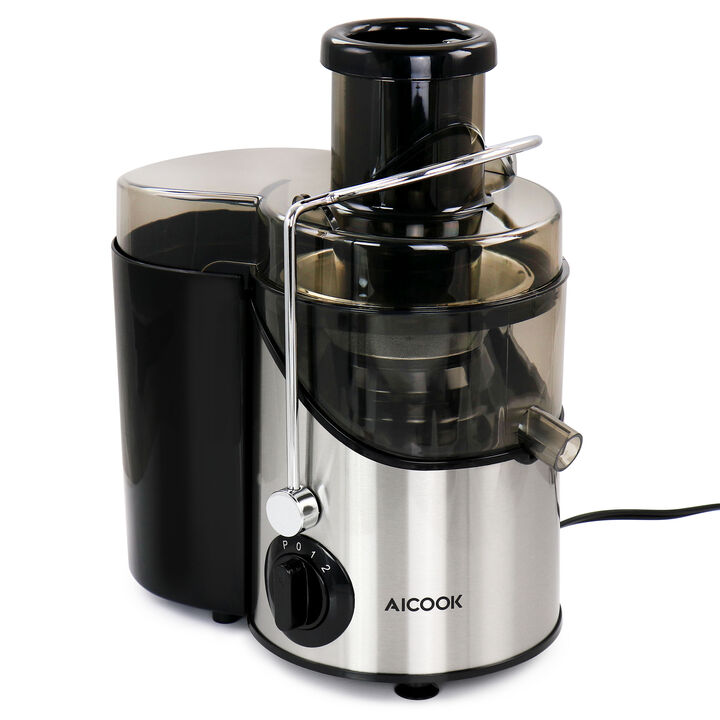 AICOOK Centrifugal Self Cleaning Juicer and Juice Extractor in Silver