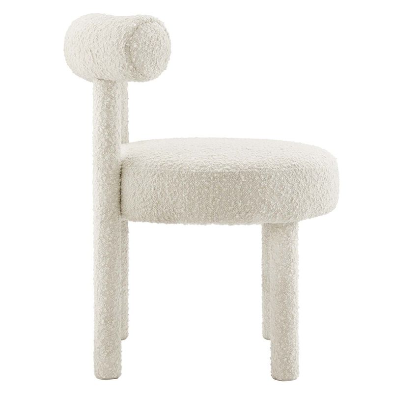 Toulouse Boucle Fabric Dining Chair Set of 2 image number 4