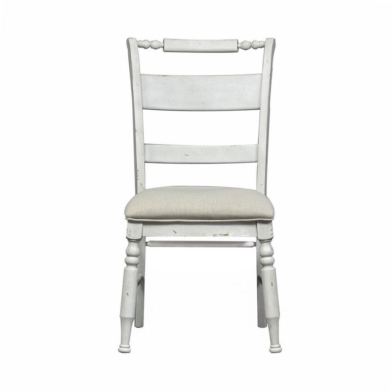 Liberty Furniture Slat Back Side Chair (RTA)-Set of 2 Traditional White image number 2