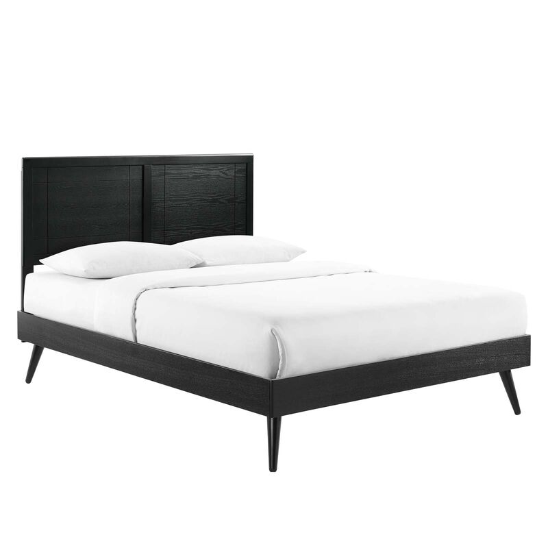 Modway - Marlee Full Wood Platform Bed with Splayed Legs image number 0