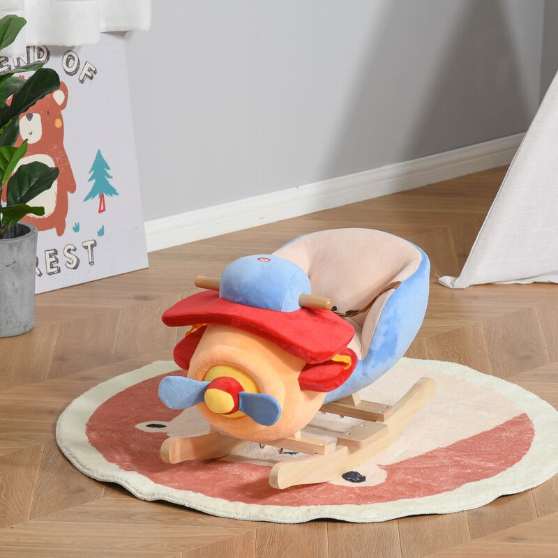 BreeBe Plush Rocking Horse Chair for Toddlers - 18 Months+ image number 1