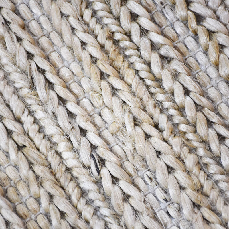 HAND KNOTTED SUMAK JUTE ECO-FRIENDLY Contemporary AREA RUGS  - Rectangle Contemporary, High Pile, Natural Fiber, Outdoor Indoor Handmade Area Rugs for Living Room (J00012) image number 3