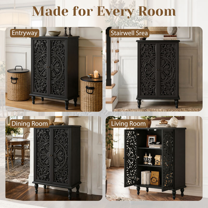 Zuggo 47" Tall Accent Cabinet image number 5