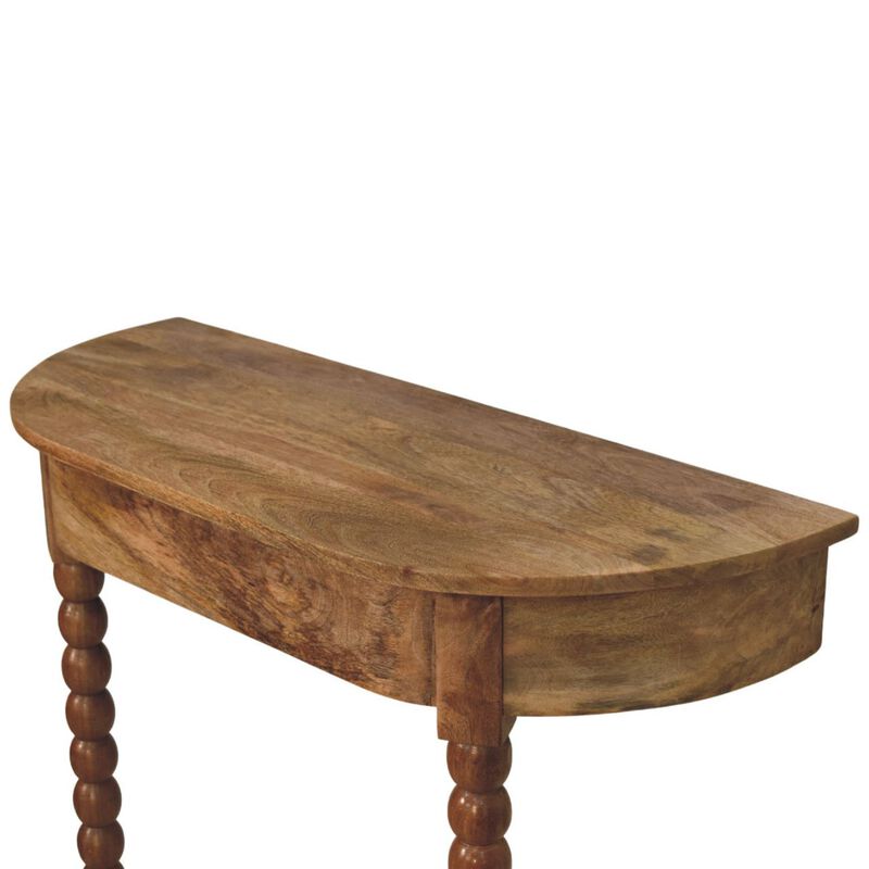 Artisan Furniture Solid Wood Spindle Radiator Console Table, Brown image number 4