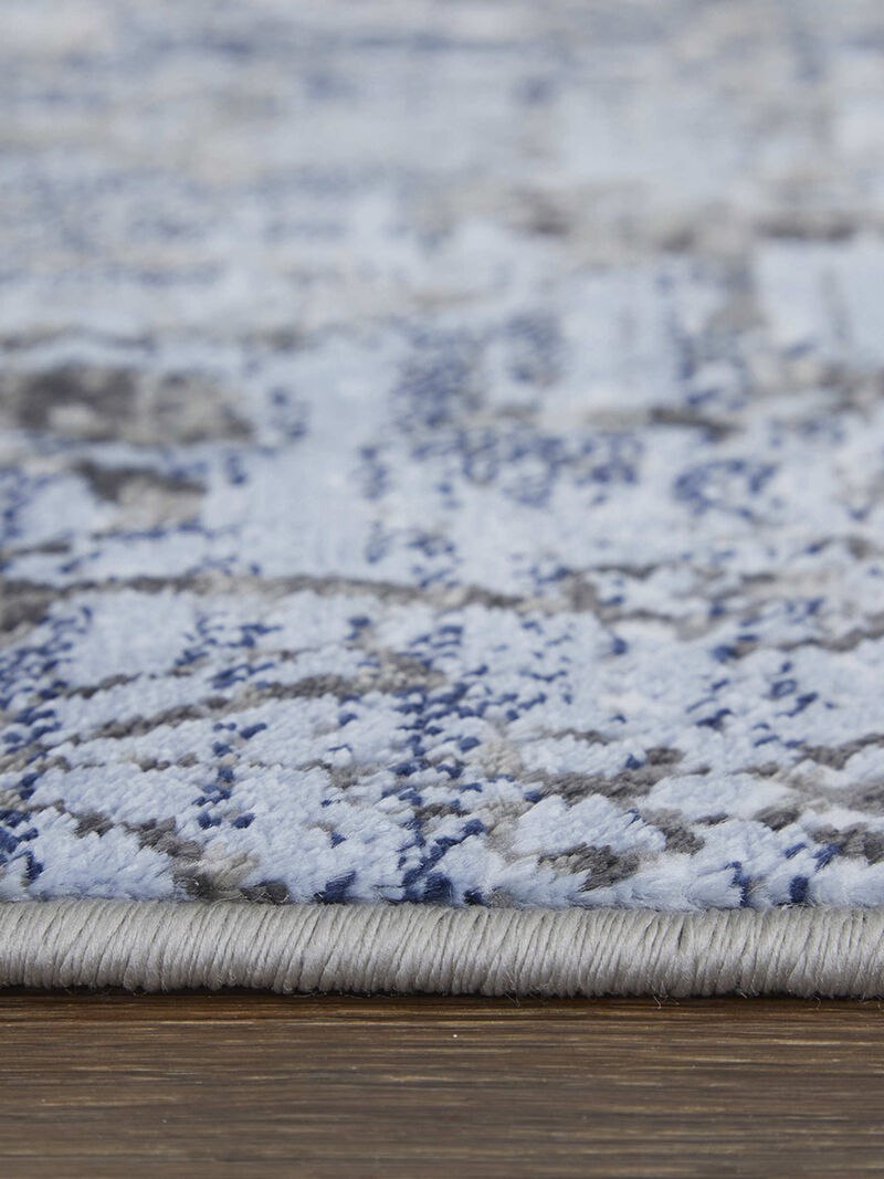 Gaspar 3834F Blue/Gray/Taupe 2'10" x 8' Rug