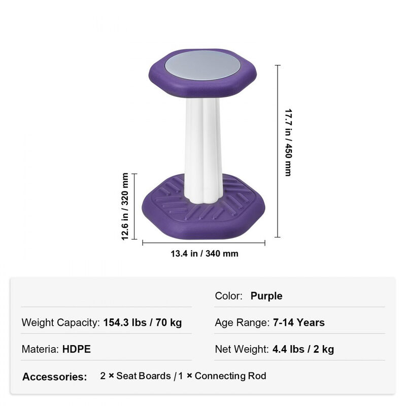 Active Wobble Chair for Kids with Cushioned Seat Improves Focus and Posture image number 2