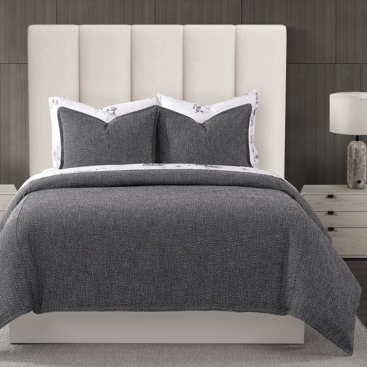 Tweed Black King Comforter Set