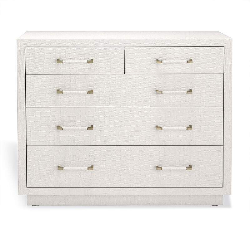 Taylor 5 Drawer Chest - White